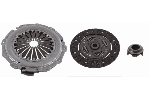 Ilustracja 3000 951 585 SACHS Zestaw sprzęgła (215mm) DACIA LOGAN, NISSAN KUBISTAR, RENAULT CLIO II